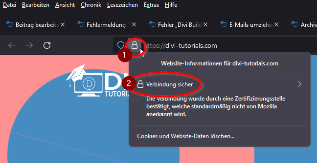 SSL / HTTPS: Verbindung sicher